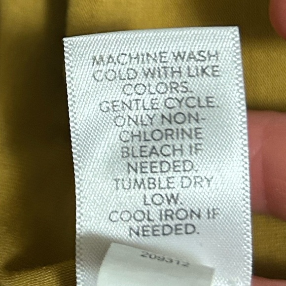 J Jill Womens Mustard Yellow Luxe Supima/Tencel Modal Large ELBOW SLEEVE TEE - Picture 6 of 8